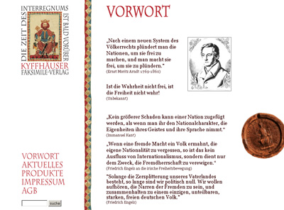 Kyffhaeuser-Verlag.de. Shop for antiquarian books.