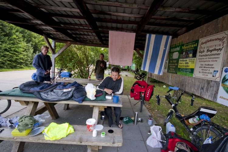 Hungary bike tour. 2400 km to lake Balaton and back, summer 2009