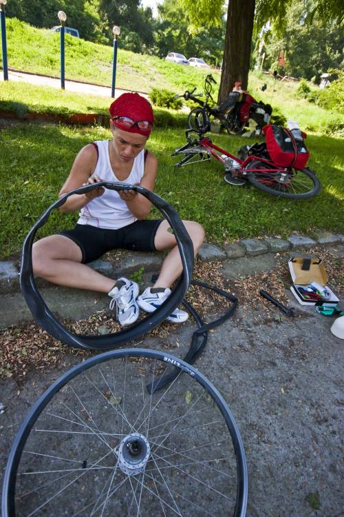 Hungary bike tour. 2400 km to lake Balaton and back, summer 2009