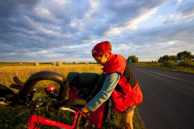 Hungary bike tour. 2400 km to lake Balaton and back, summer 2009