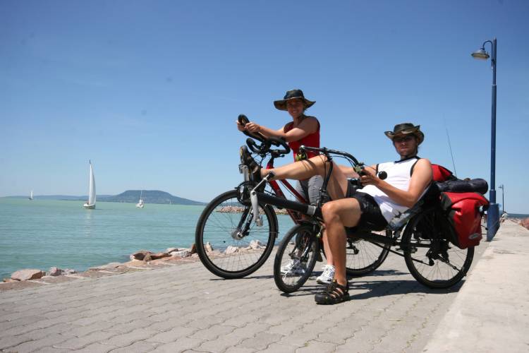 Hungary bike tour. 2400 km to lake Balaton and back, summer 2009