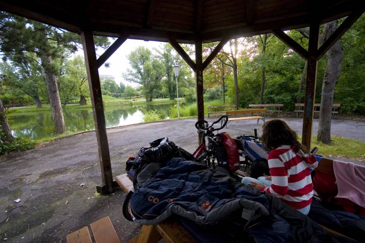 Hungary bike tour. 2400 km to lake Balaton and back, summer 2009