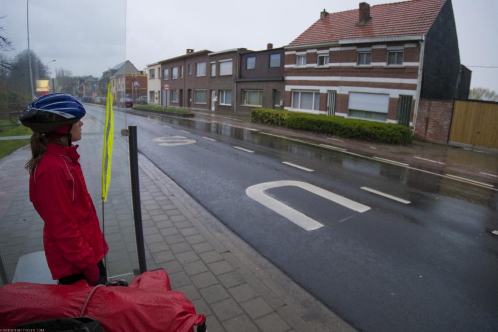 ﻿Benelux Bicycle Tour. Despite cold, wind and rain. Easter 2010