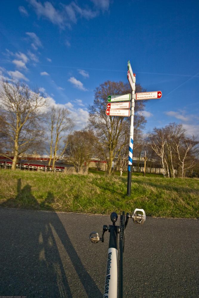 ﻿Benelux Bicycle Tour. Despite cold, wind and rain. Easter 2010