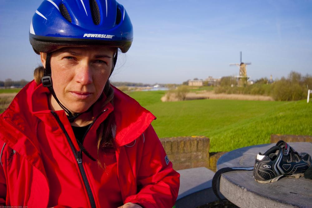 ﻿Benelux Bicycle Tour. Despite cold, wind and rain. Easter 2010