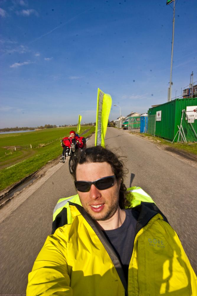 ﻿Benelux Bicycle Tour. Despite cold, wind and rain. Easter 2010