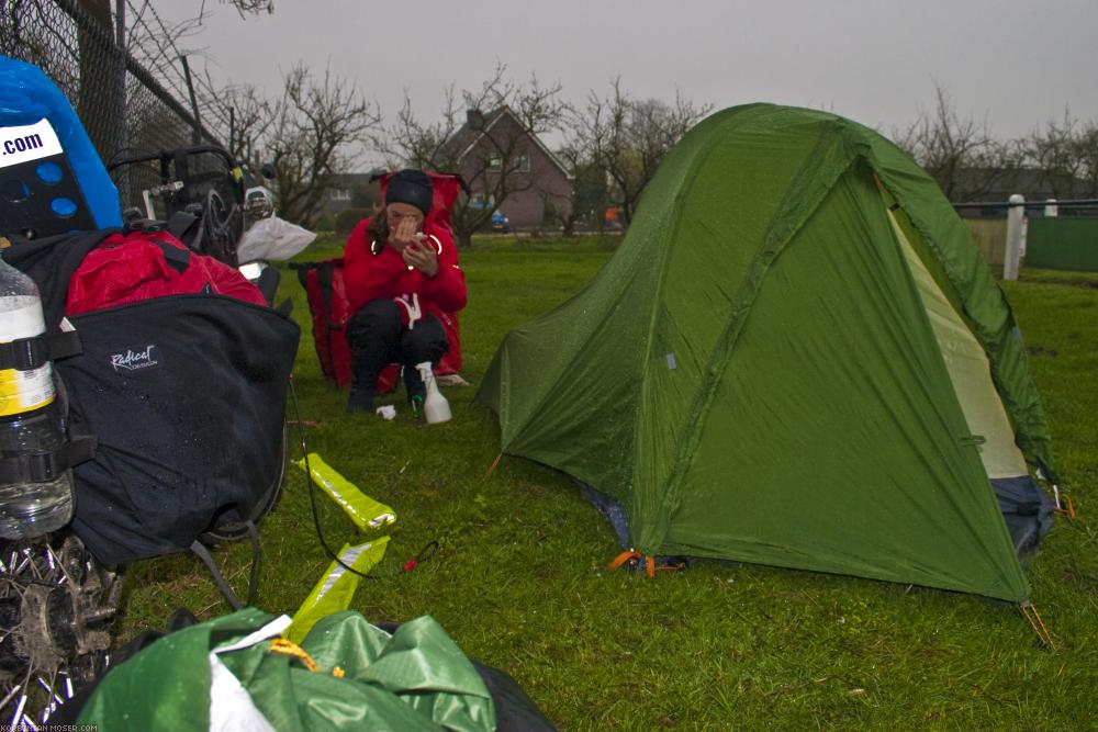 ﻿Benelux Bicycle Tour. Despite cold, wind and rain. Easter 2010