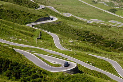 ﻿Eight countries recumbent tour. Pregnantly across the Alpes, summer 2010