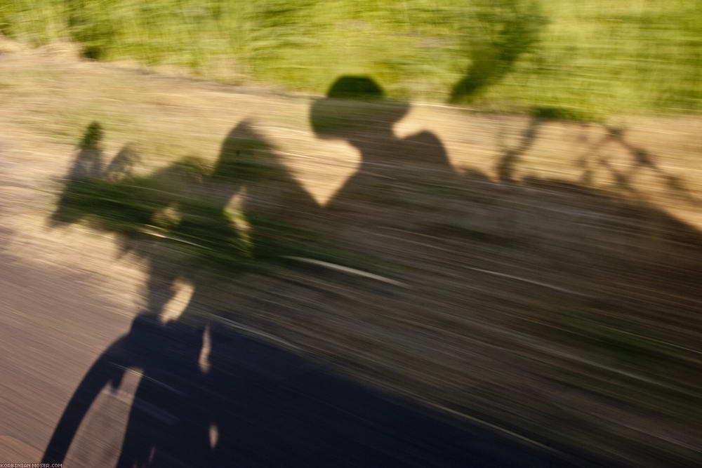 ﻿Eight countries recumbent tour. Pregnantly across the Alpes, summer 2010