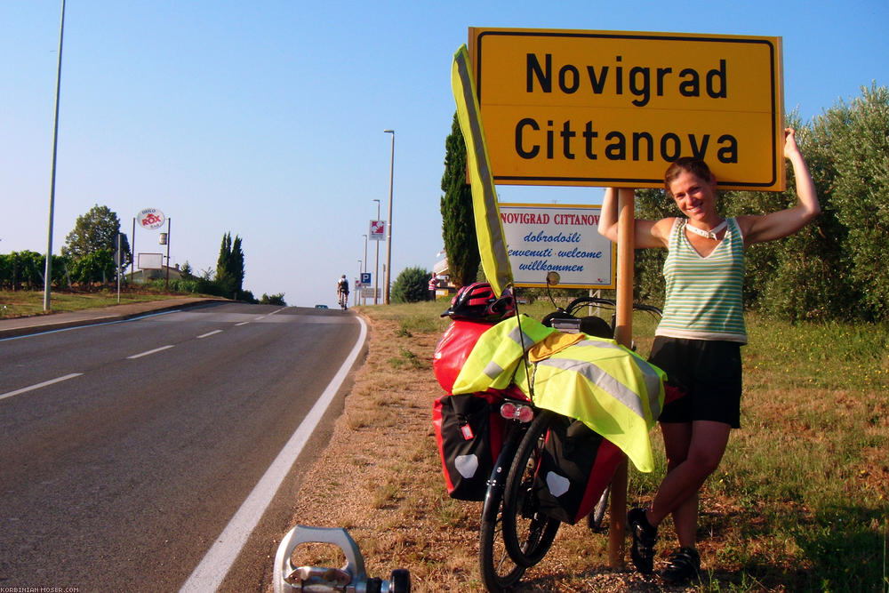 ﻿Novigrad, Istria. Here Judit has passed her holidays, when she was a child.