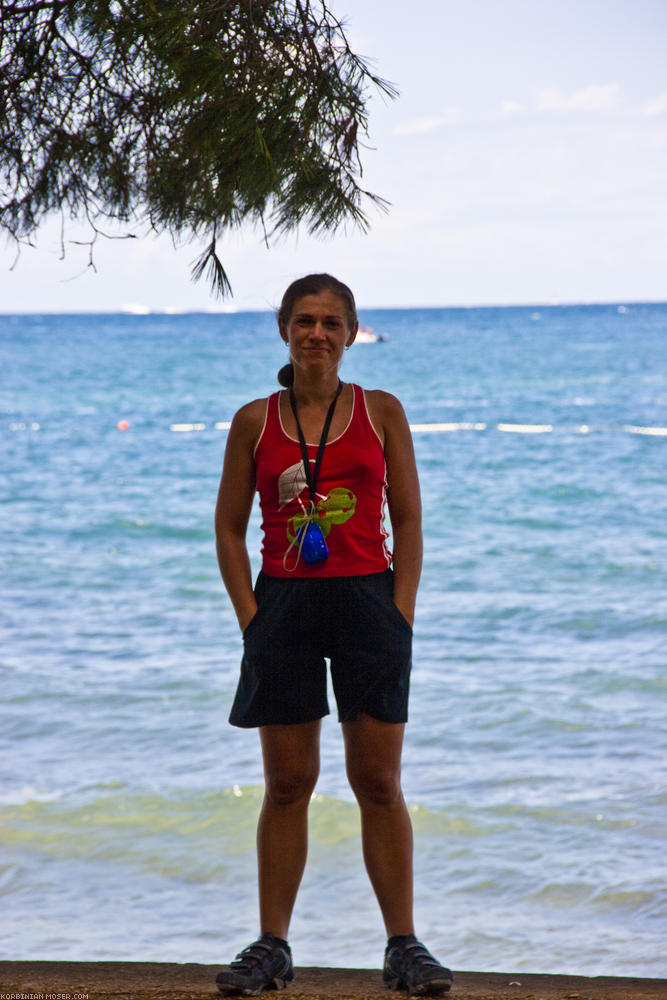 ﻿Poreč. Here the sea is very blue, too.