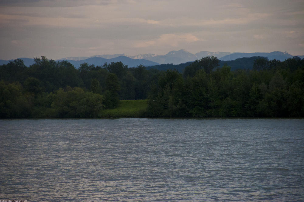 ﻿Farsightedness. After the thunderstorm we see the Alpes.