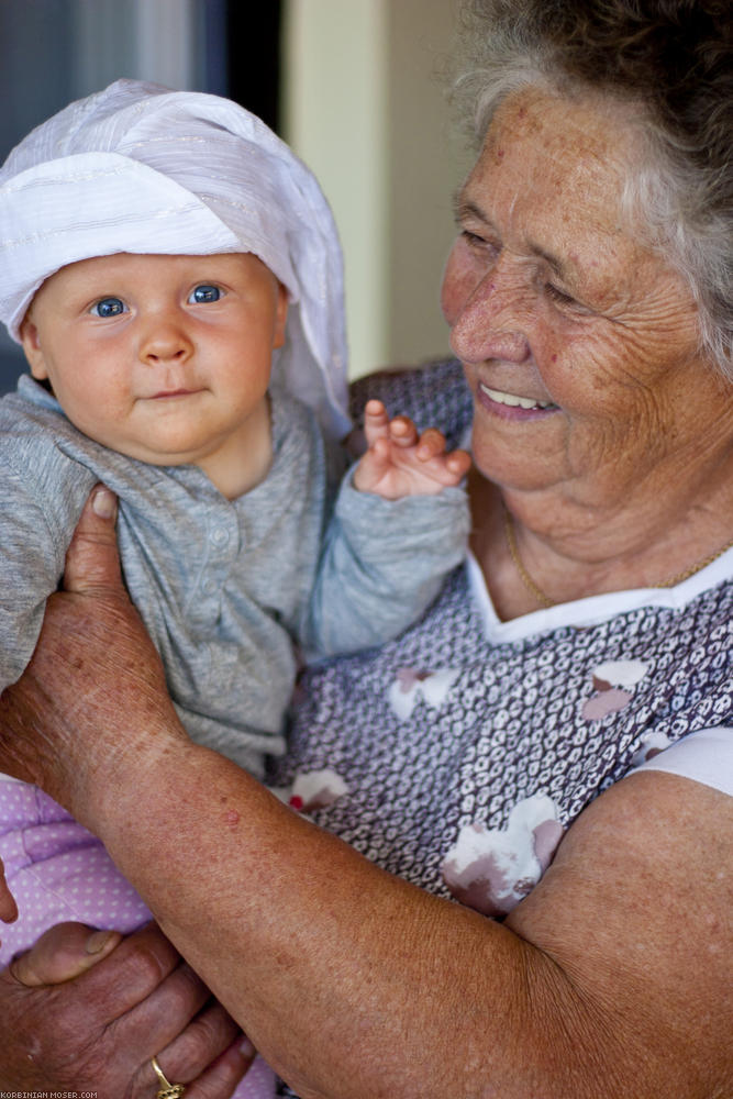 ﻿Biddies. The Meszi-great-grandmother is no problem for Mona now.