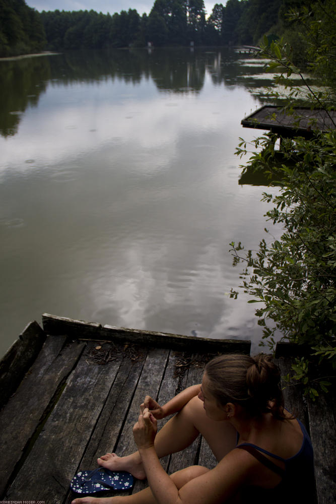 ﻿Barcs. At the Booki Halastó (fishing lake).