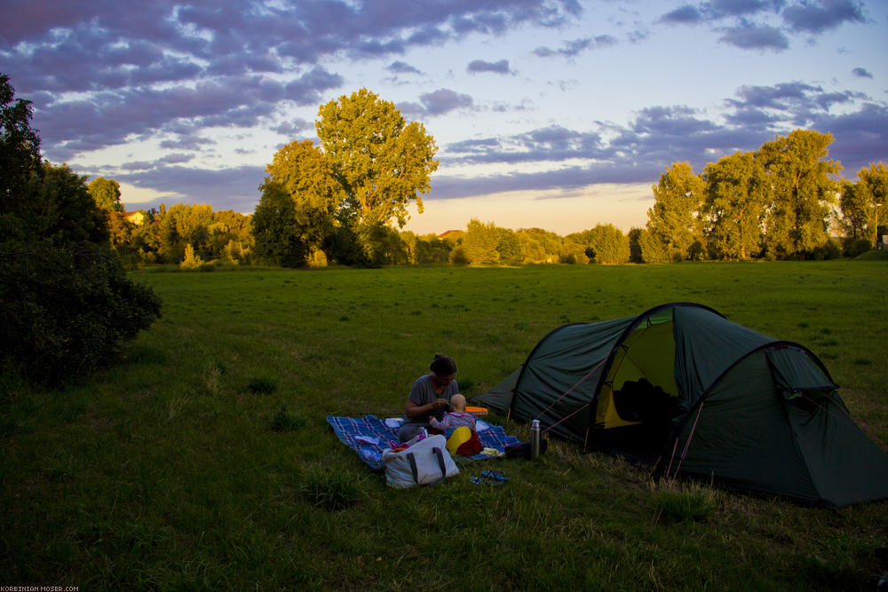 ﻿Below Bad Wimpfen we camp tonight.