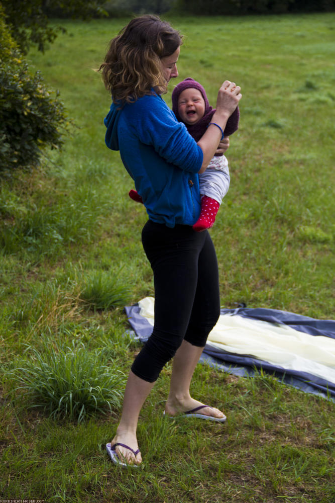 ﻿Kerstin again. She arrived in the evening.