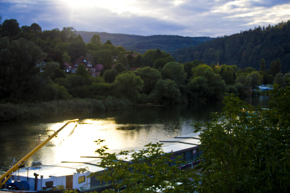 ﻿Eberbach. We camp at the House of the canoeing club.