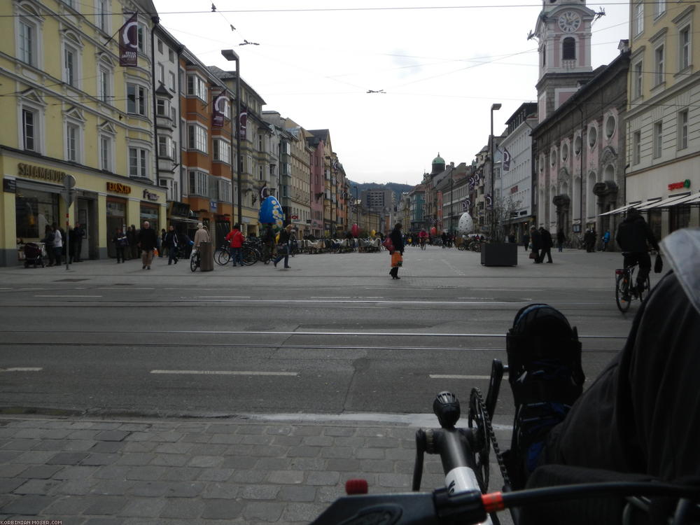 ﻿I reach Insbruck. Here in the pedestrian area I will be stopped by the police and invited for a photoshooting. I'm curious, if they will send the photos to me for clearance.