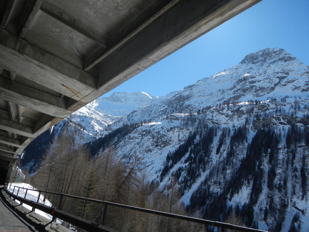 ﻿Felbertauern Highway. The descent.