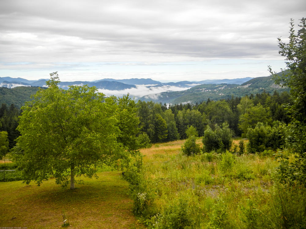 Lijepa Istra. Mountains and the Adriatic Sea in Croatia, July 2013