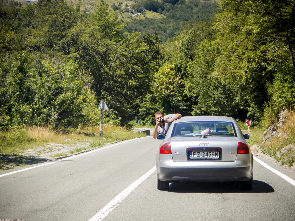 Lijepa Istra. Mountains and the Adriatic Sea in Croatia, July 2013