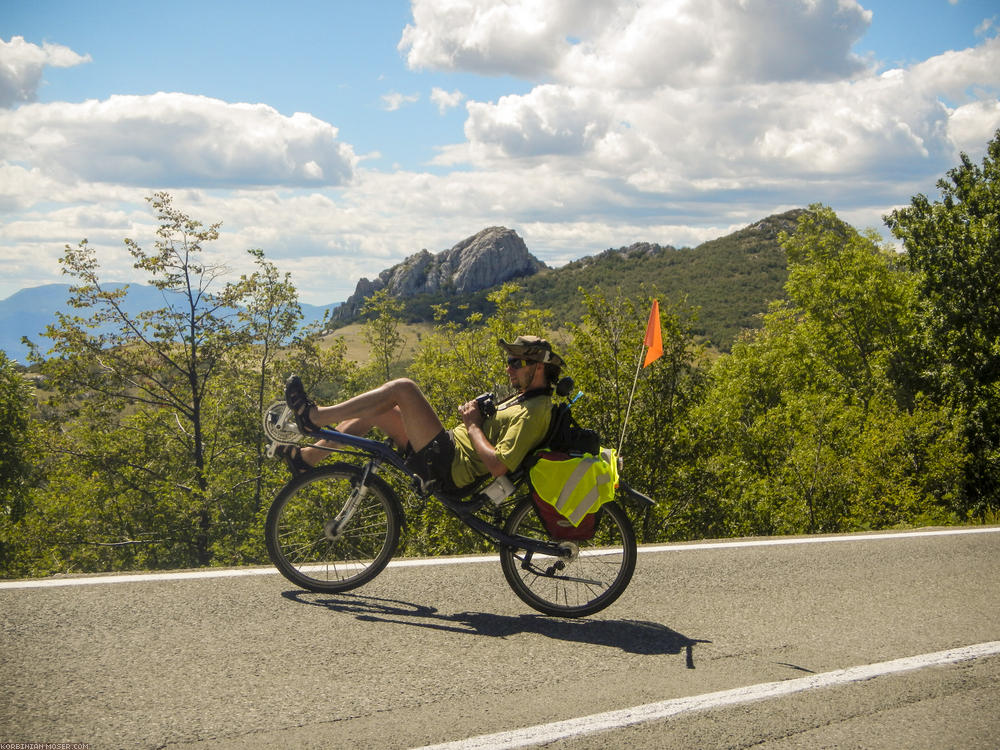 Lijepa Istra. Mountains and the Adriatic Sea in Croatia, July 2013