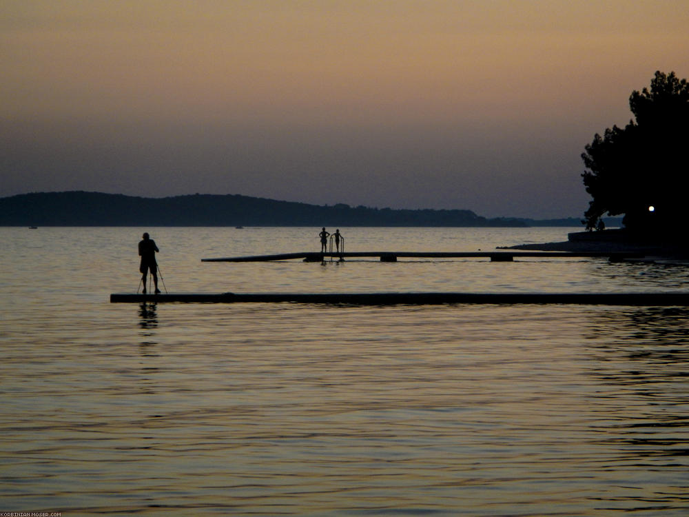 Lijepa Istra. Mountains and the Adriatic Sea in Croatia, July 2013