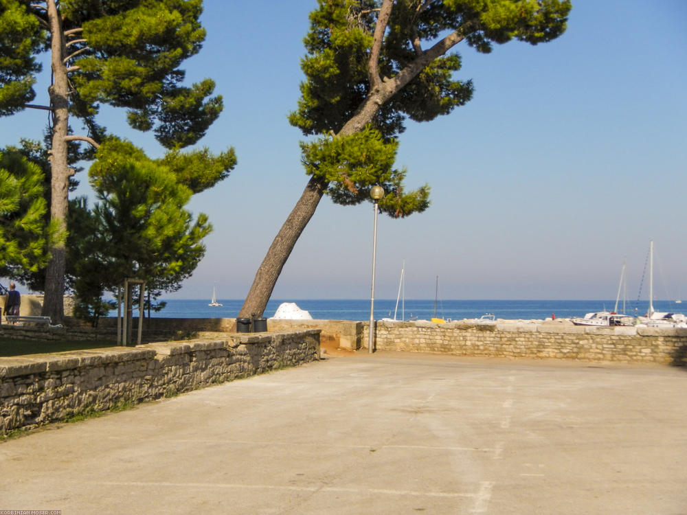 Lijepa Istra. Mountains and the Adriatic Sea in Croatia, July 2013