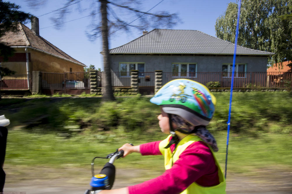 Rain cycling along Isar and Danube, May 2014.