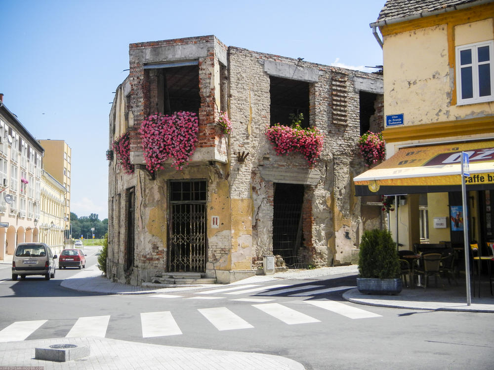 Vukovar. One of the most hardly-fought cities during the Balkan war.