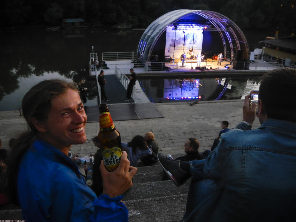 Beer in Pančevo.