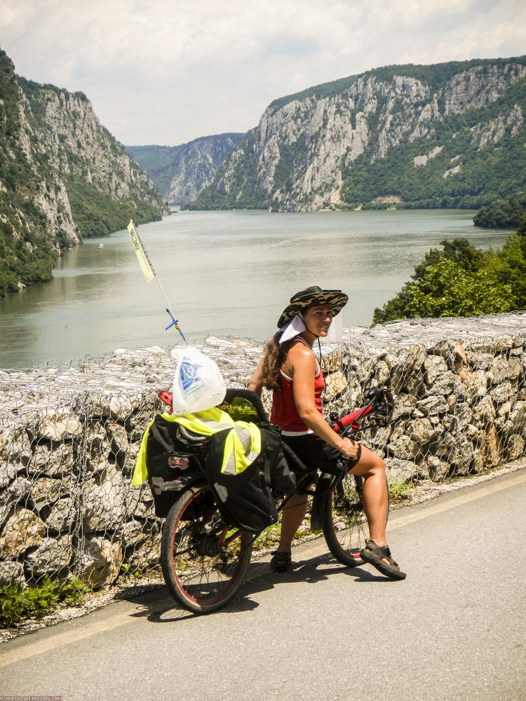 The iron gate is one of the most exciting scenic sections of the Danube.