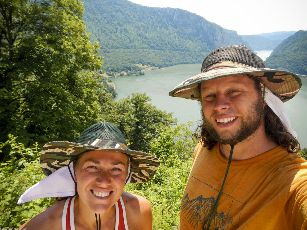 The iron gate is one of the most exciting scenic sections of the Danube.