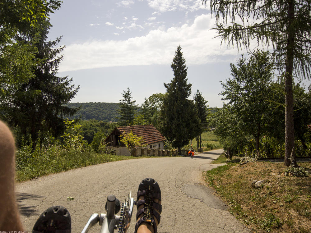 Lijepa Istra. Hegység és az Adriai-tenger horvátorszáon, július 2013