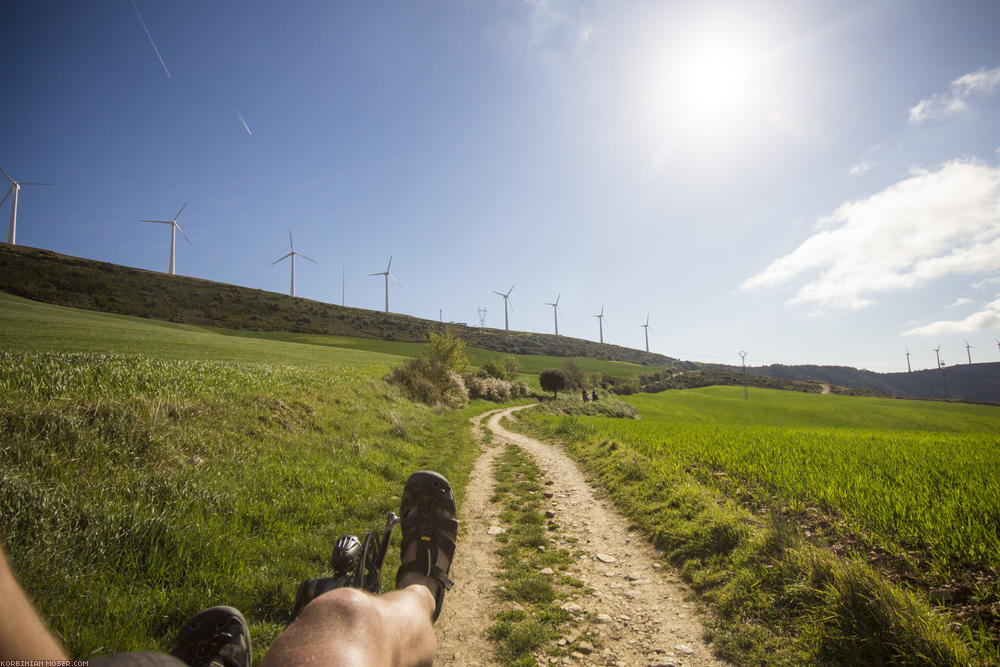 Camino de Santjátszó. Nehéz zarándokok áprilisban és májusban 2014.