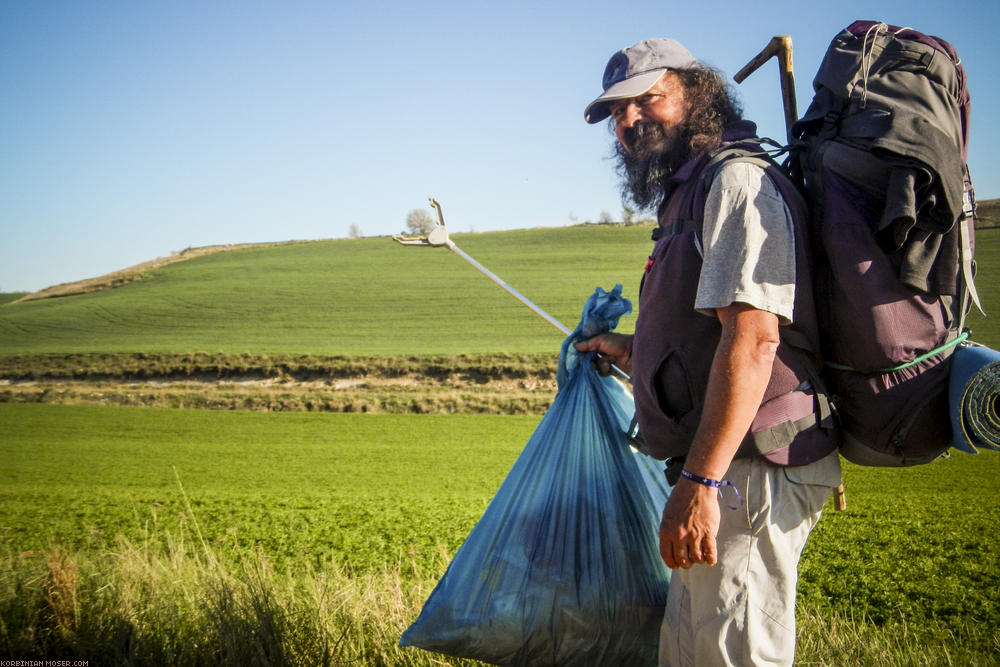 Camino de Santjátszó. Nehéz zarándokok áprilisban és májusban 2014.