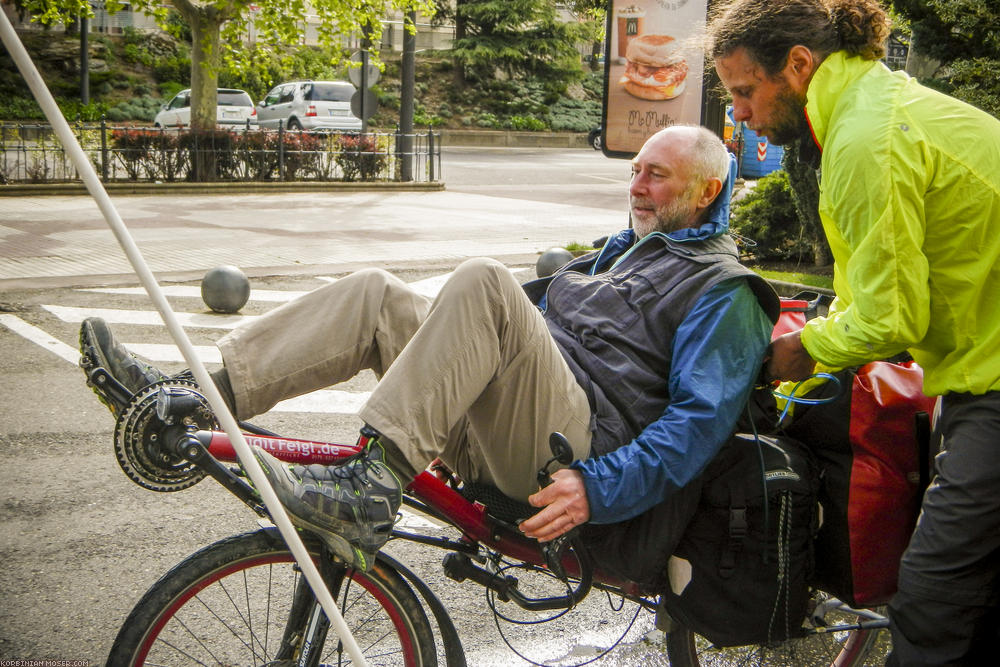 Camino de Santjátszó. Nehéz zarándokok áprilisban és májusban 2014.