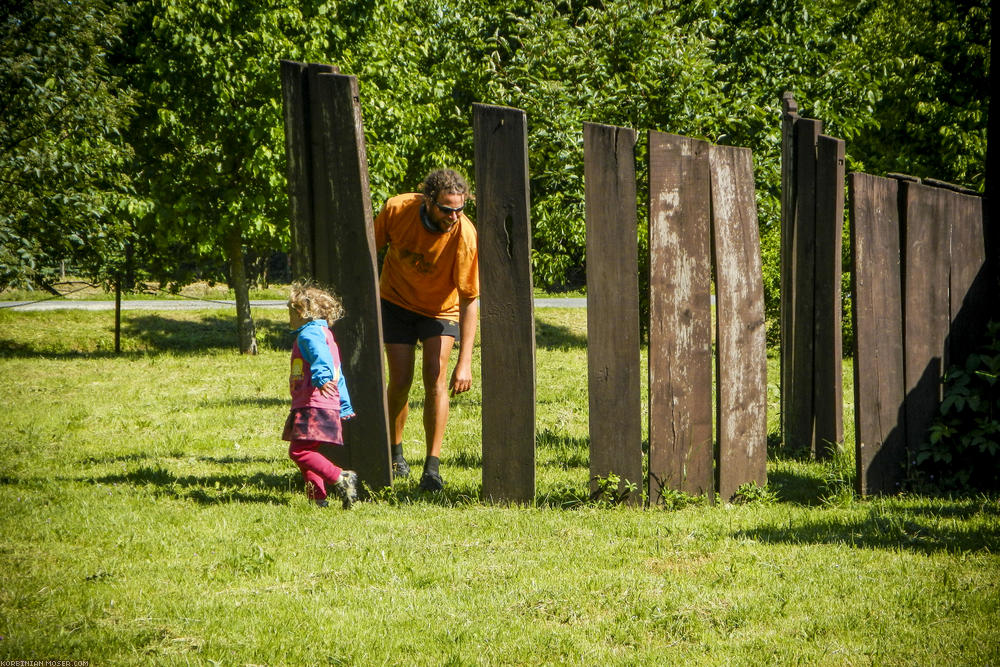 Eső-kerékpározás Isar és a Duna mentén, Máius 2014.