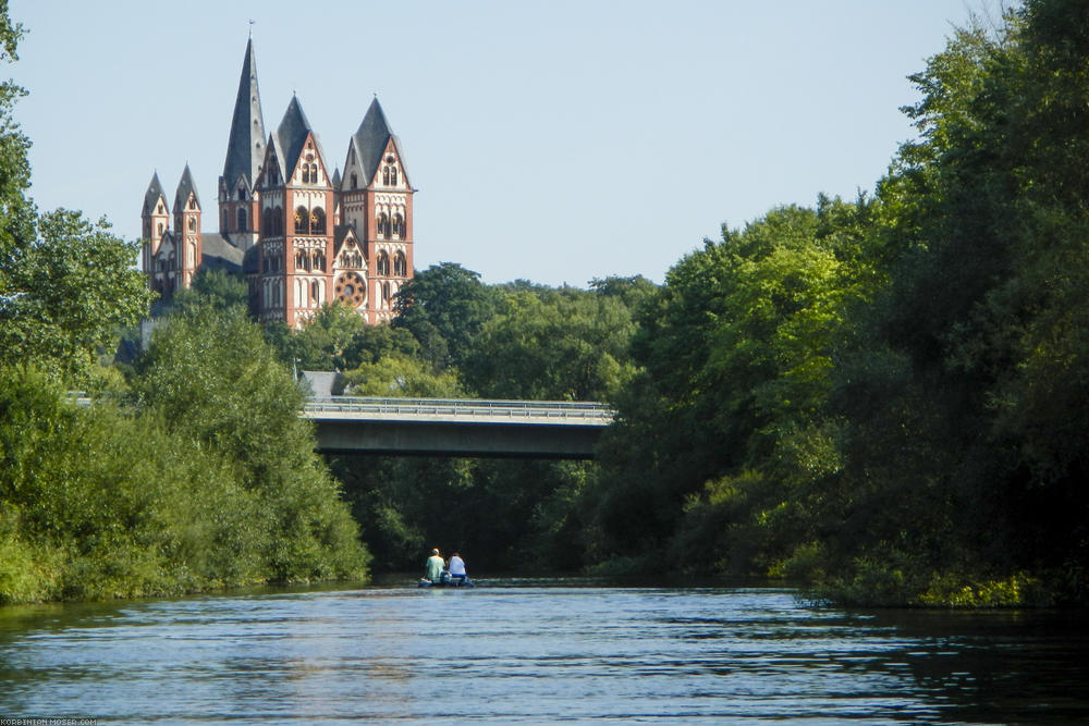 Terhes kenu túra. A Rajna lefelé, a Lahn felfelé. Nyár 2015.